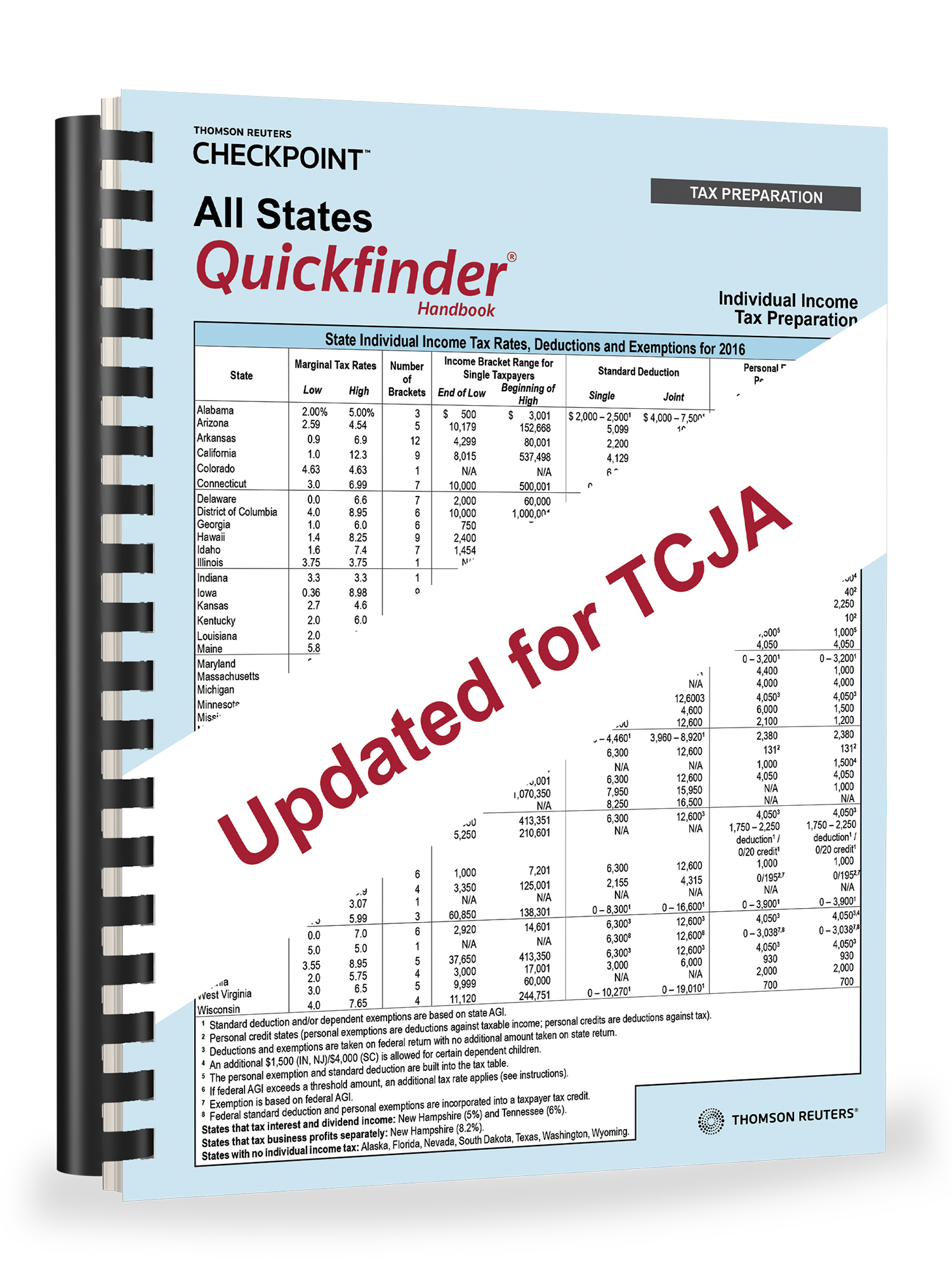 All States Quickfinder Handbook (2018) - #3888 